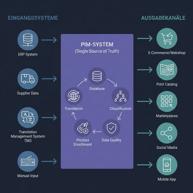 PIM-System als Single Source of Truth: Produktdaten zentral verwalten und auf alle Kanäle verteilen
